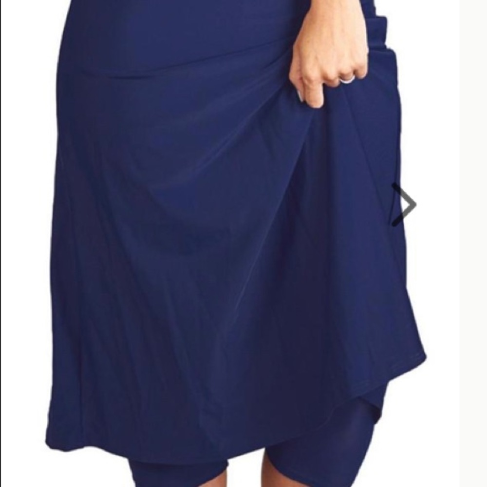 Swim skirt and shirt